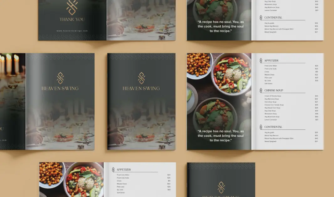 food menu design services