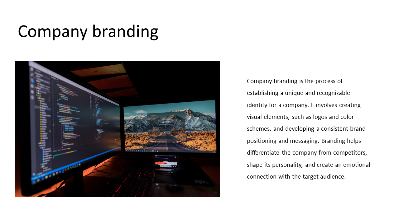 company branding presentation designer in new york